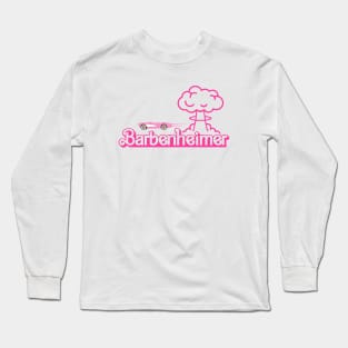 Barbenheimer Barbie Oppenheimer fanmade Long Sleeve T-Shirt